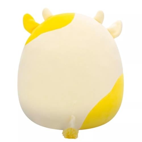 Squishmallows Cow Officially Licensed Kellytoy Plush - Collectible Soft & Squishy Stuffed Animal Toy (Dagmar the Lemon Cow 11")