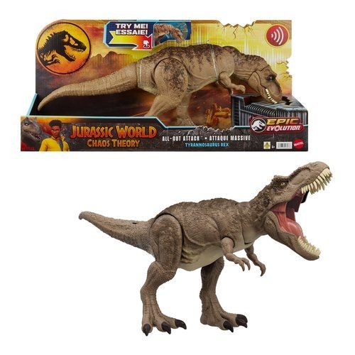 Mattel Jurassic World Chaos Theory T-Rex Action Figure 21.5"