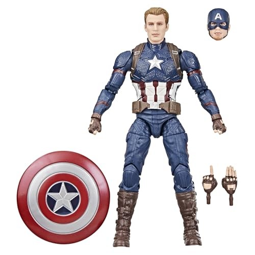 Marvel Legends Series Captain America  Avengers: Endgame Collectible Action Figure (6”)