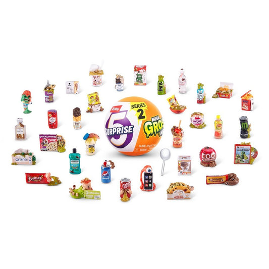 5 Surprise Mega Gross Mini Figure Capsules Pack of 4