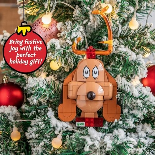 Brickcraft Grinch Max Dog Brick Building Kit, 135 Pieces