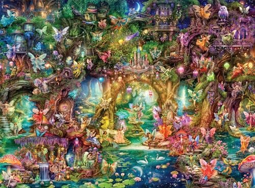 Buffalo Games 1000-Piece Aimee Stewart the Butterfly Ball Adult Interlocking Jigsaw Puzzle