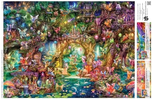 Buffalo Games 1000-Piece Aimee Stewart the Butterfly Ball Adult Interlocking Jigsaw Puzzle