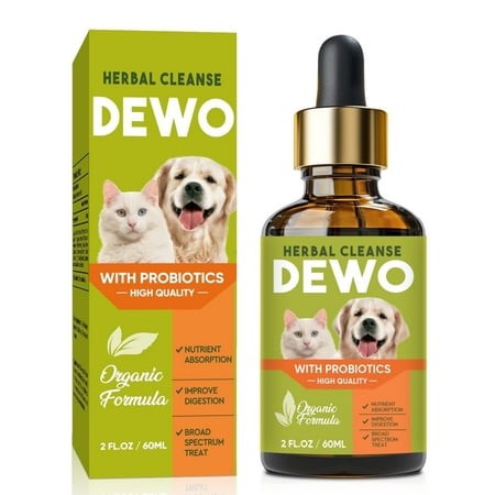 Dynamic Health Dewormer for Pets 2 FL OZ Effective Against Worms