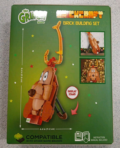 Brickcraft Grinch Max Dog Brick Building Kit, 135 Pieces