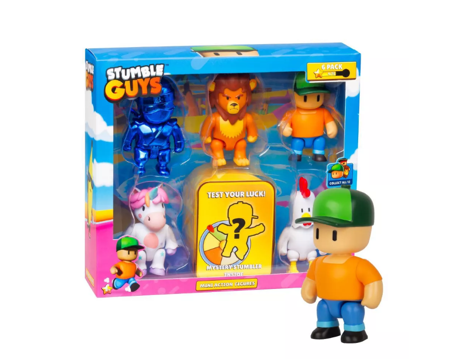 PMI Kids World Stumble Guys Deluxe Mini Figure Set - 6pk