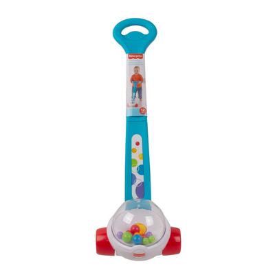 Fisher-Price Corn Popper Push Toy, 16.54" H Ball-Popping Action