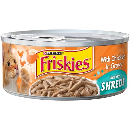 Friskies Shreds Chicken in Gravy Wet Cat Food, 5.5 Oz