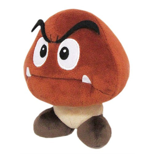Little Buddy - Super Mario Bros. Goomba 6" Plush - Multicolor