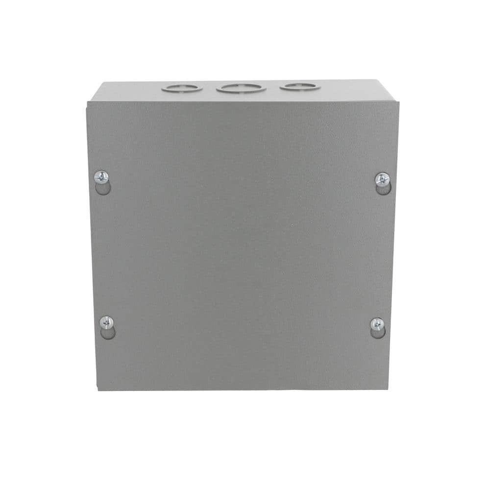 WIEGMANN 8x8x4 Carbon Steel Screw-Cover Wall Mount Box