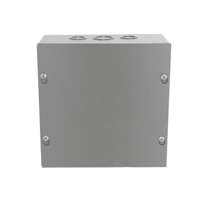 WIEGMANN 8x8x4 Carbon Steel Screw-Cover Wall Mount Box