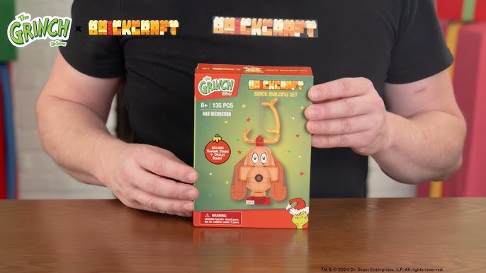 Brickcraft Grinch Max Dog Brick Building Kit, 135 Pieces