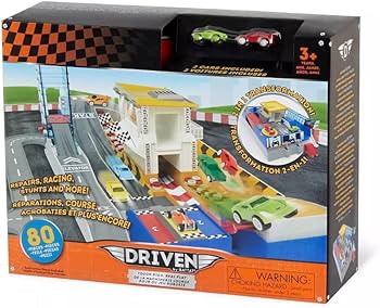 Tech2go Collapsible Playset with Tracks, 80 Pieces, Toy Cars