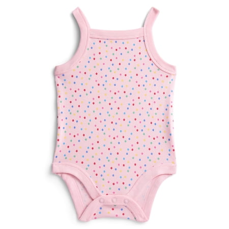 Wonder Nation Baby Girls Tank Bodysuit Sizes 6/9months (2 Piece)