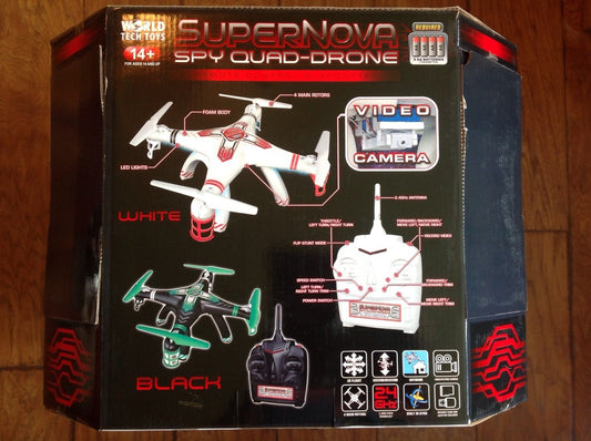 PILOT360 Acrobatic Spy Quadcopter 2.4GHz RC Drone